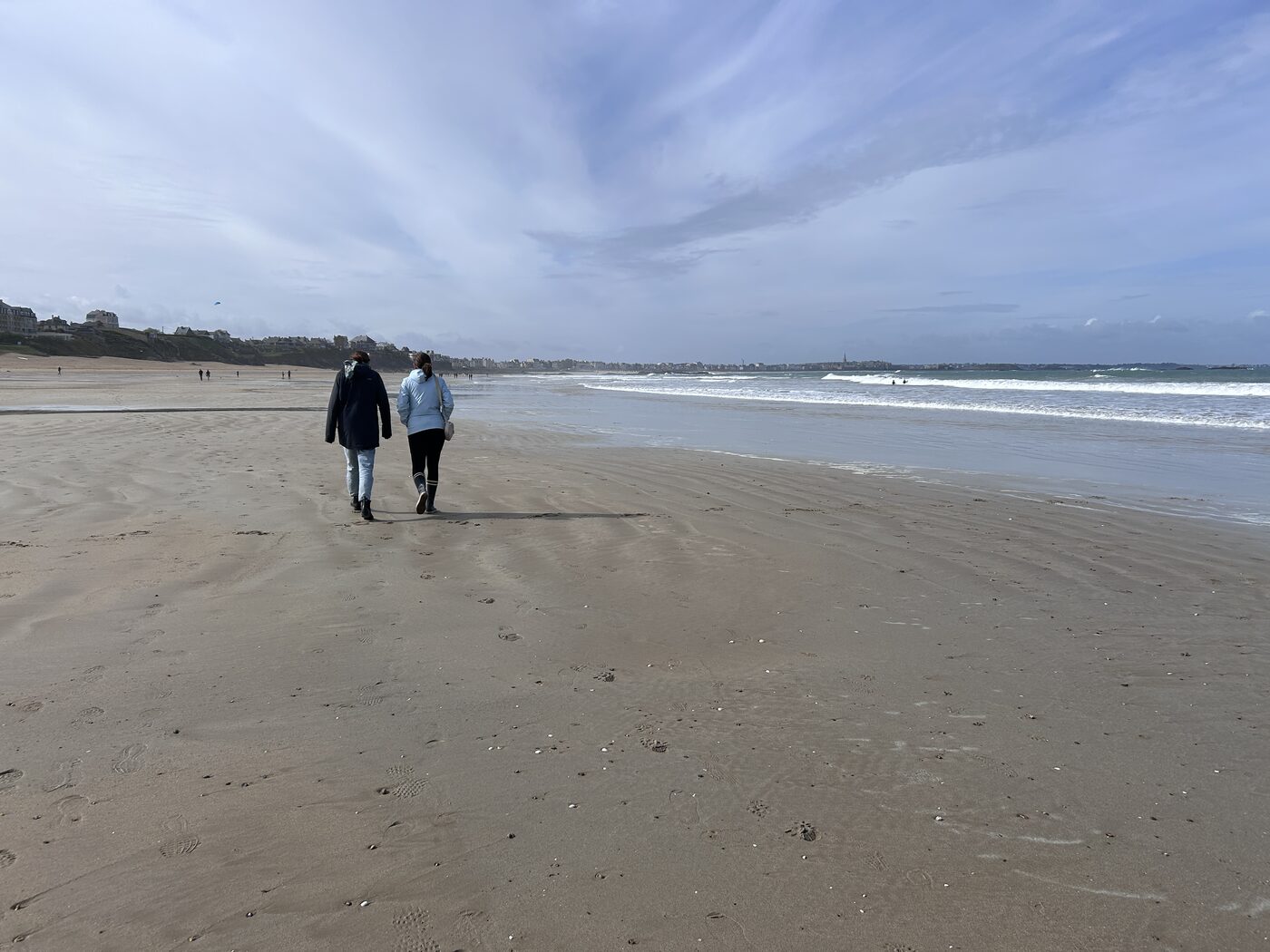 Plage du Pont à marée basse
