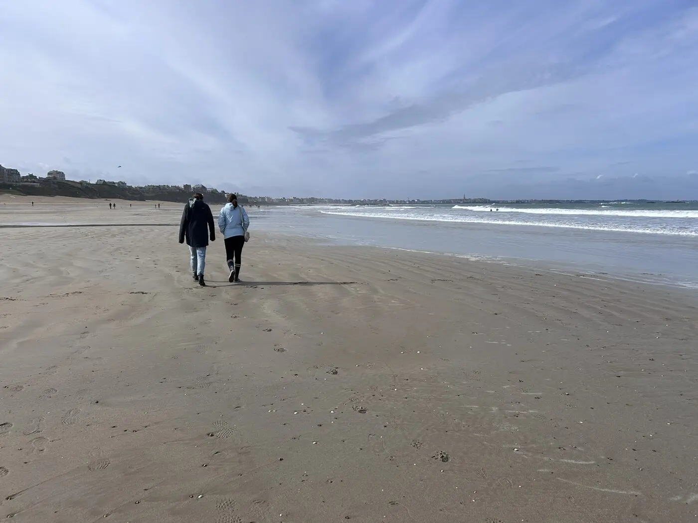 Plage du Pont à marée basse